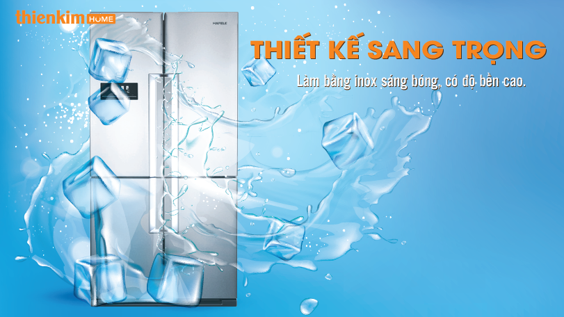 Tủ lạnh Hafele HF-SBSIB 539.16.230 sang trọng